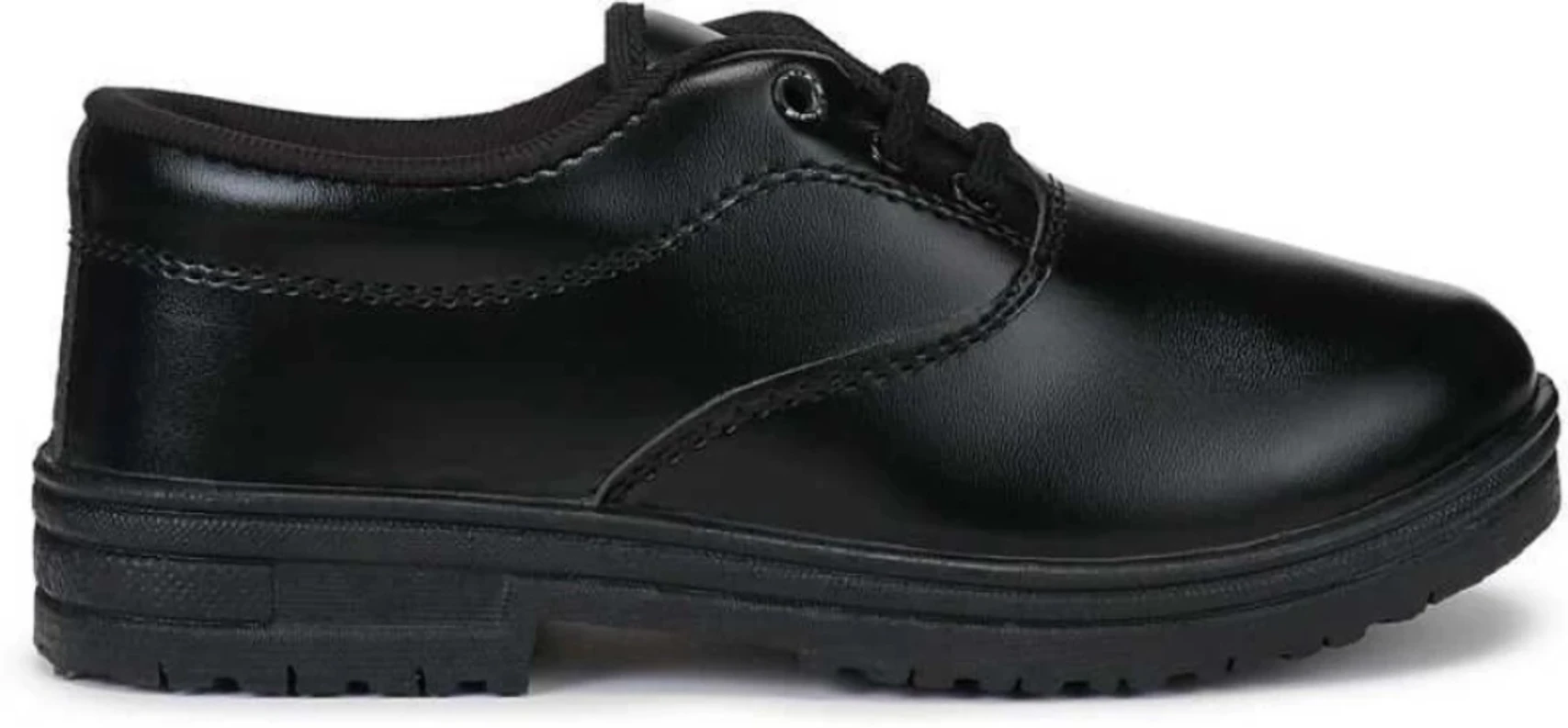 Danma black school shoes for boys