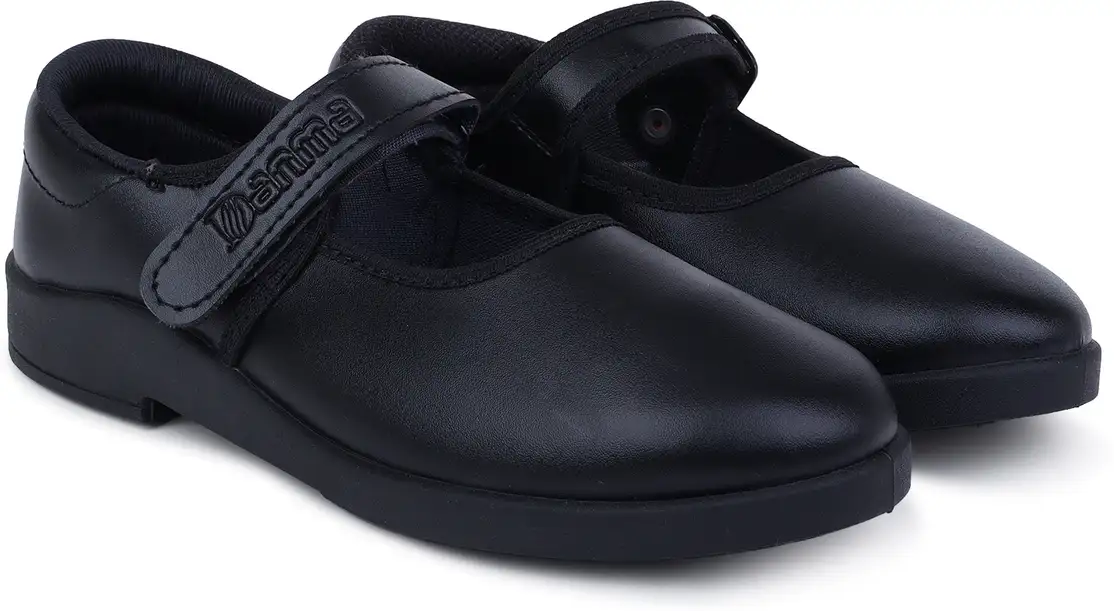Danma GD-01 Black Girls School Shoes — Mary Jane with velcro